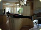 Andrea beim Planking