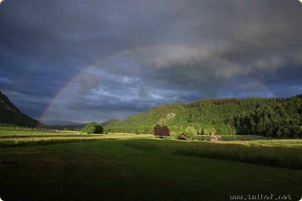 Regenbogen wie im Film